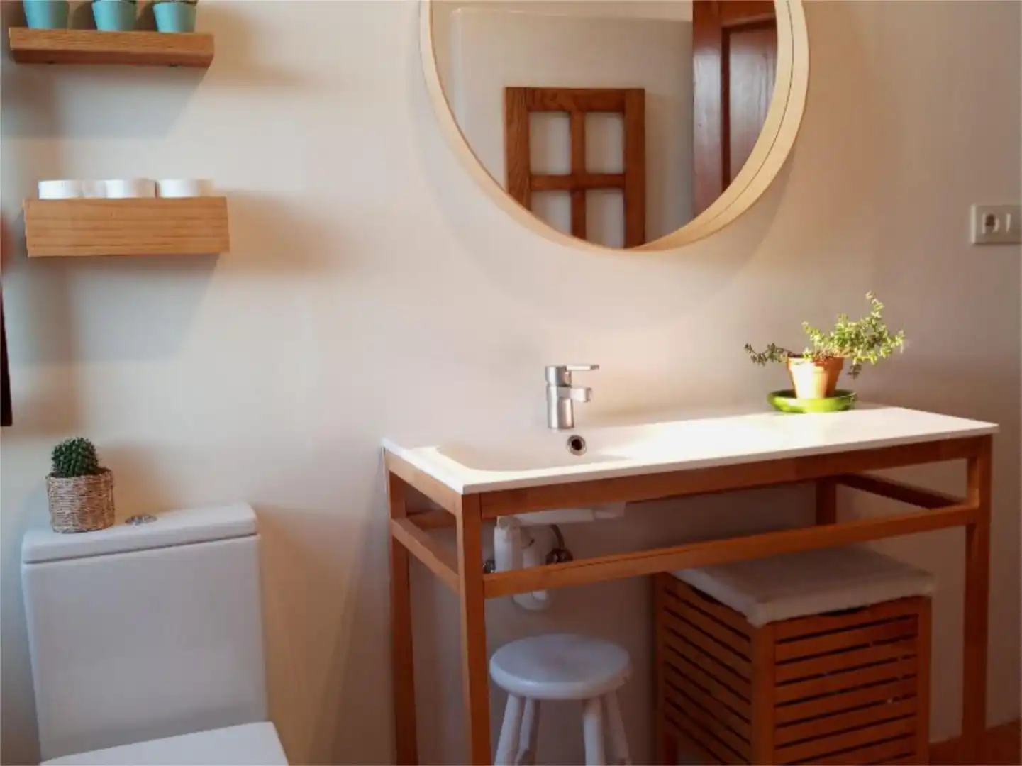 Bathroom of Flat for sale in Amoeiro  with Heating, Private garden and Parquet flooring