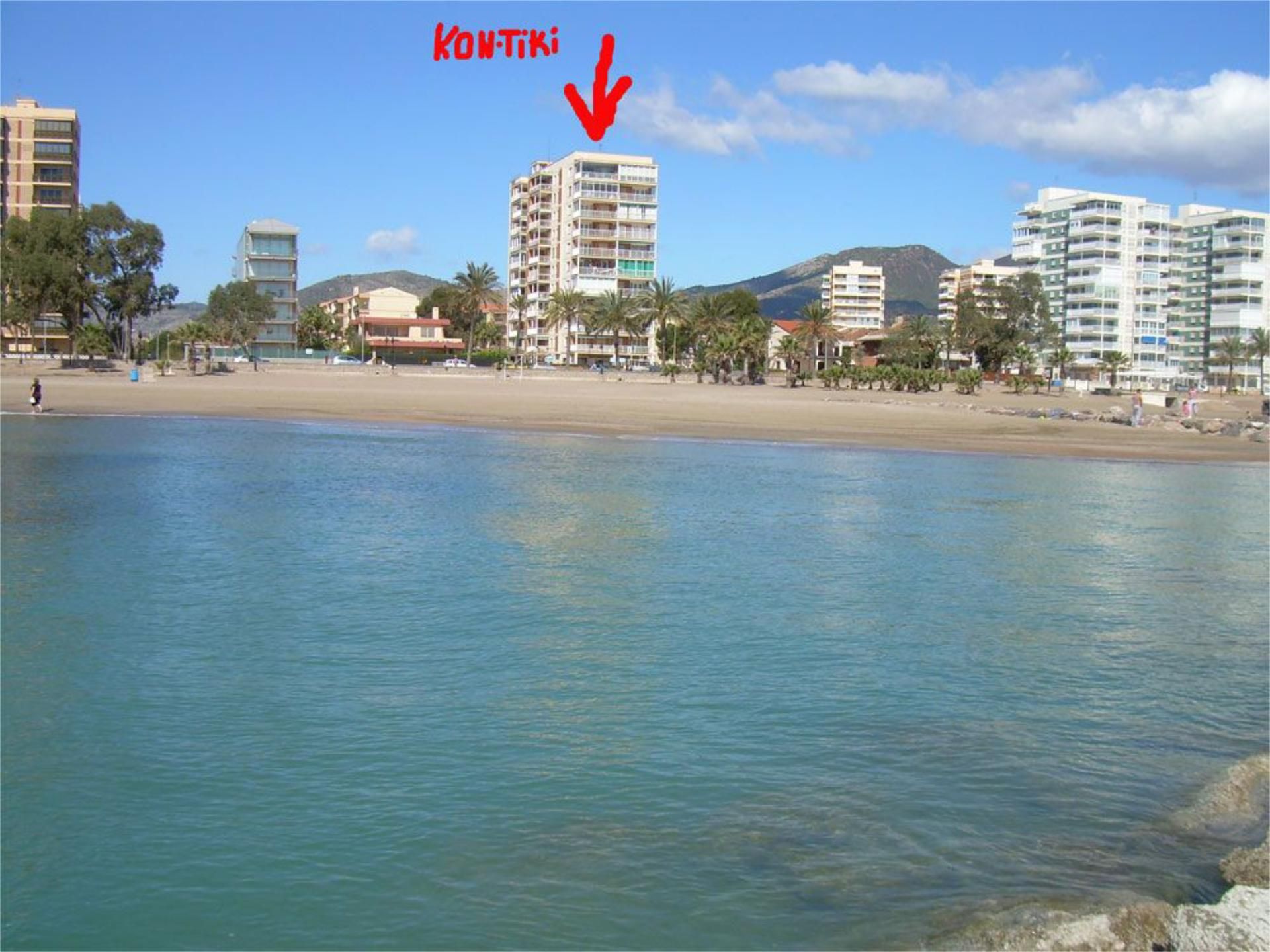 Exterior view of Apartment to rent in Benicasim / Benicàssim  with Private garden, Terrace and Furnished