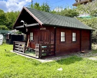 Exterior view of Country house for sale in Langreo  with Parquet flooring, Furnished and Oven
