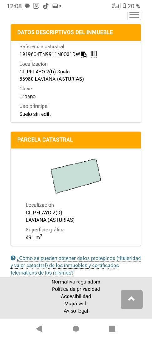 Urbanitzable en venda a Calle Pelayo, 19, Laviana Urbanitzable en venda en Laviana