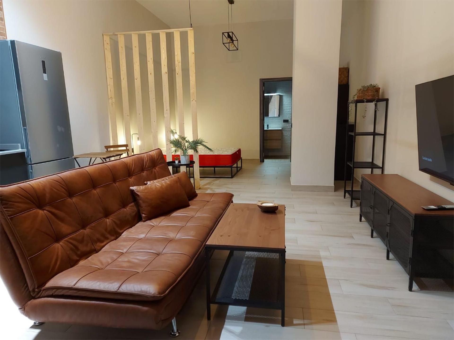 Sala d'estar de Loft de lloguer en  Sevilla Capital amb Aire condicionat, Calefacció i Terrassa