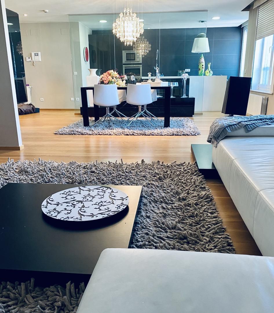Living room of Attic to rent in Lugo Capital  with Heating, Storage room and Furnished