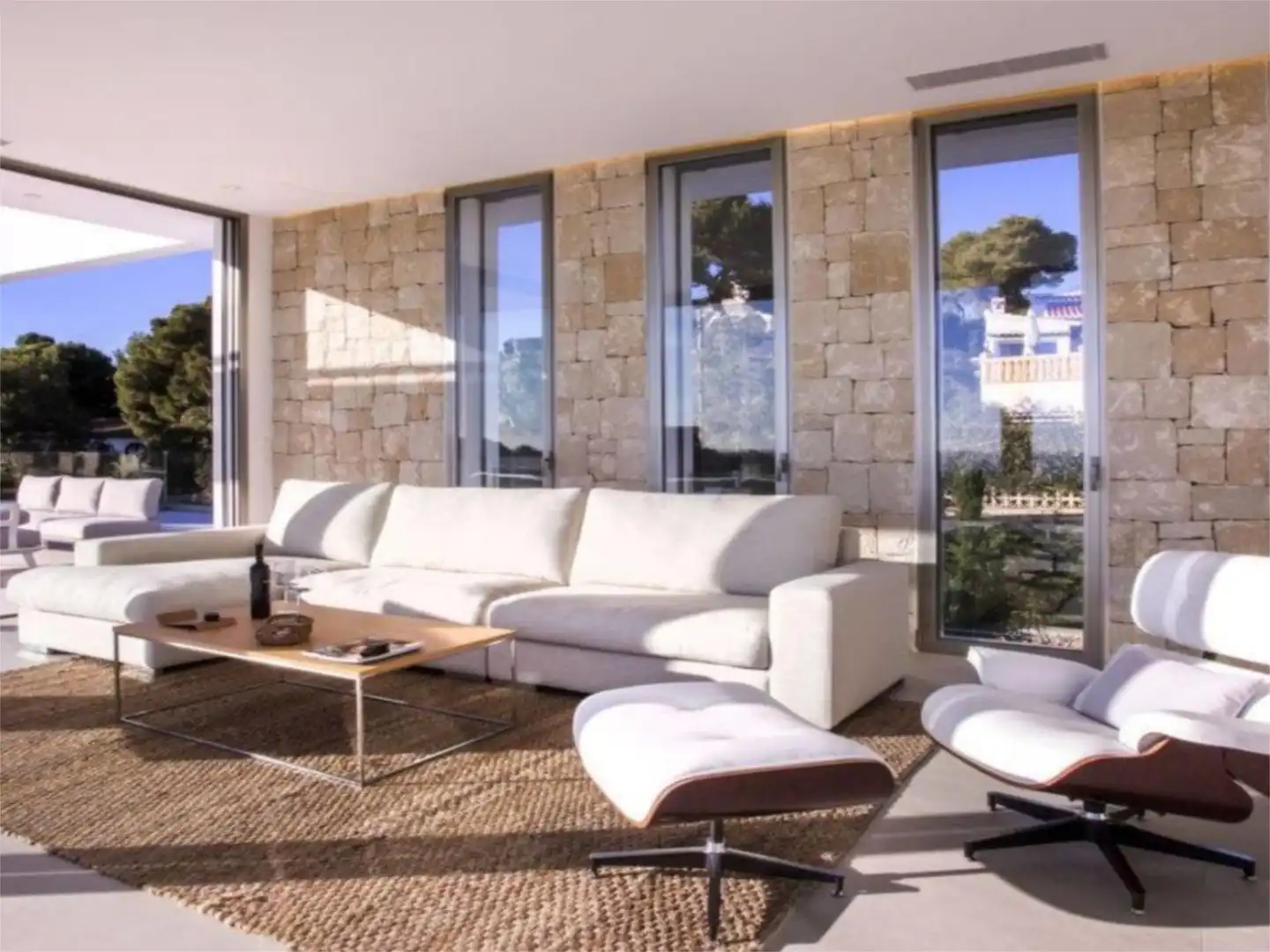 Casa o chalet de alquiler en Calle Manuel de Falla, 19, Portichol - Balcón al Mar Sala de estar de Casa o chalet de alquiler en Jávea / Xàbia con Aire acondicionado, Calefacción y Jardín privado