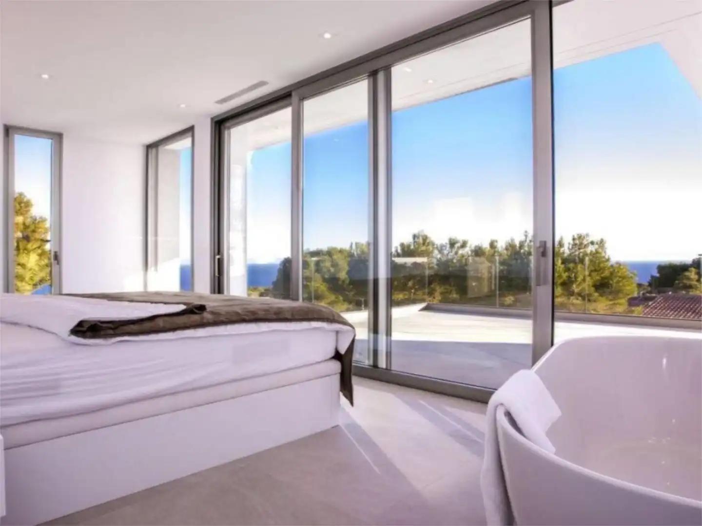 Casa o chalet de alquiler en Calle Manuel de Falla, 19, Portichol - Balcón al Mar Habitación de Casa o chalet de alquiler en Jávea / Xàbia con Aire acondicionado, Calefacción y Jardín privado