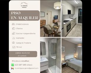 Schlafzimmer von Wohnung miete in Fraga mit Klimaanlage, Heizung und Parkett