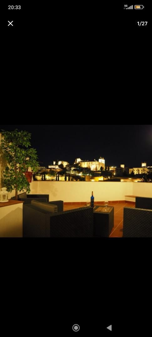 Terrace of Apartment to rent in Cáceres Capital  with Air Conditioner, Heating and Terrace