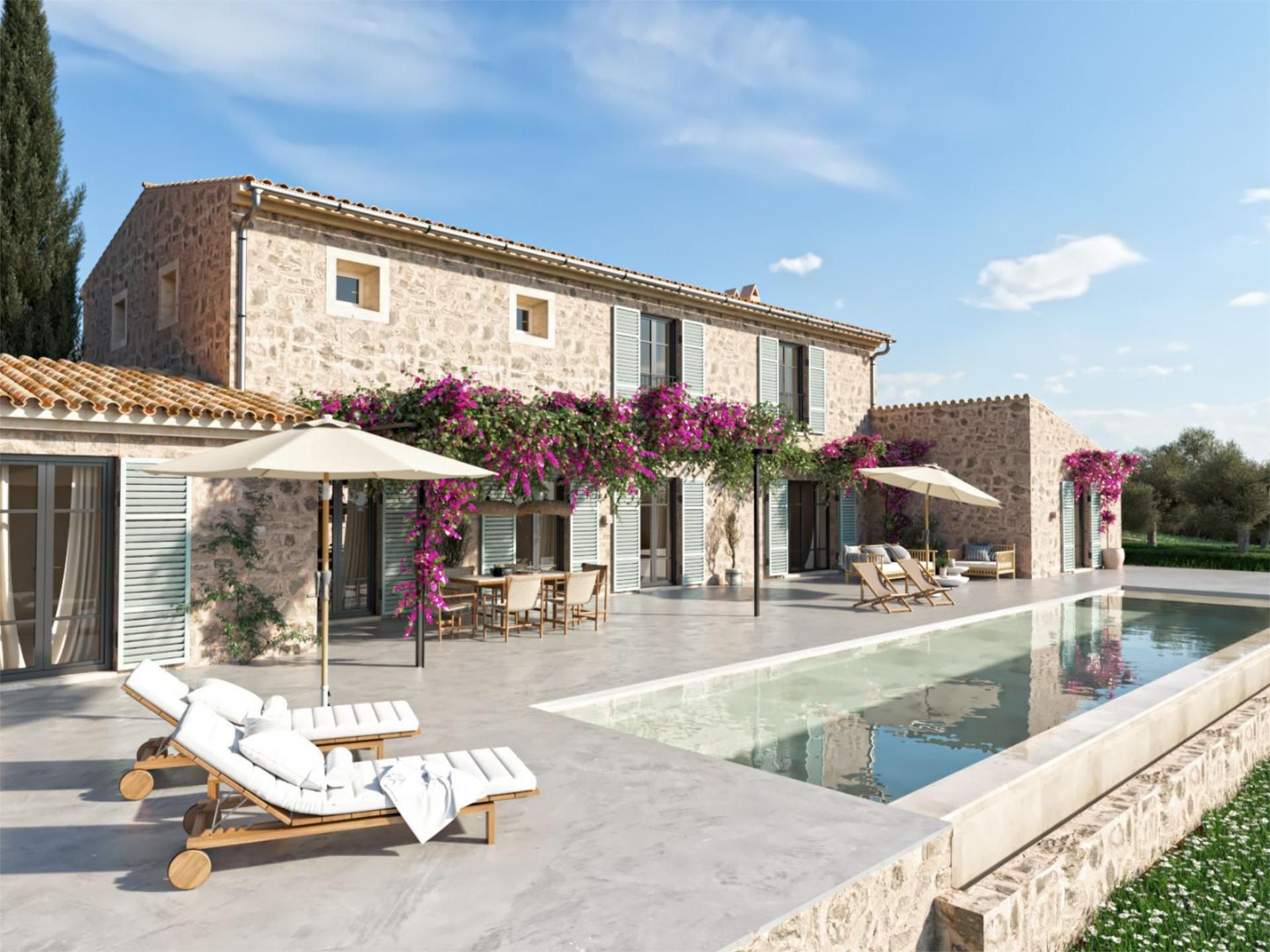 Exterior view of Country house for sale in Montuïri  with Air Conditioner, Heating and Private garden
