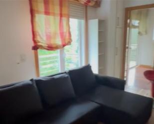 Sala d'estar de Apartament de lloguer en Santiago de Compostela  amb Calefacció, Parquet i Terrassa