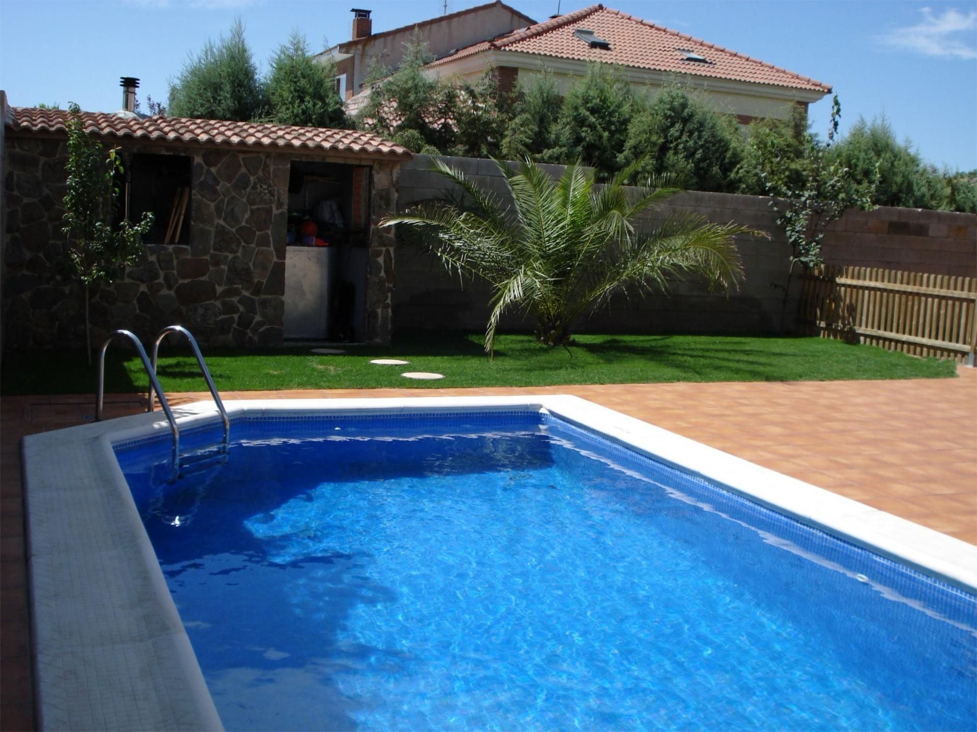 Swimming pool of Flat for sale in Villanueva de la Torre  with Air Conditioner and Swimming Pool