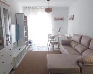 Sala d'estar de Àtic de lloguer en Roquetas de Mar amb Aire condicionat, Calefacció i Moblat