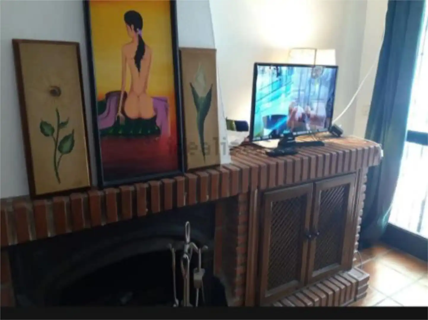 Sala de estar de Piso para compartir en Castellar de la Frontera con Jardín privado, Terraza y Trastero