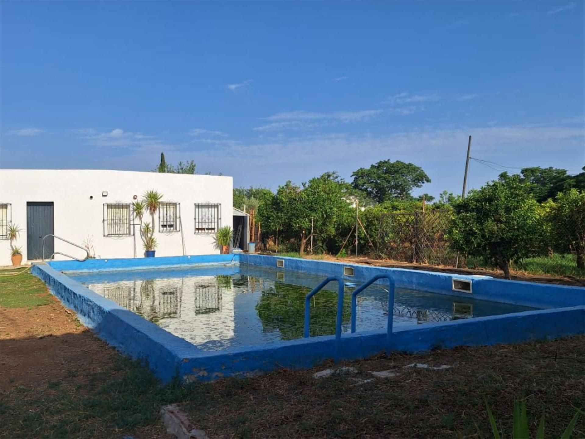 Piscina de Casa o xalet en venda en Guillena amb Aire condicionat i Piscina