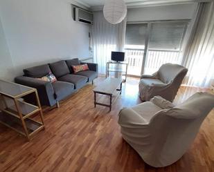 Living room of Flat to rent in  Murcia Capital  with Air Conditioner, Private garden and Parquet flooring