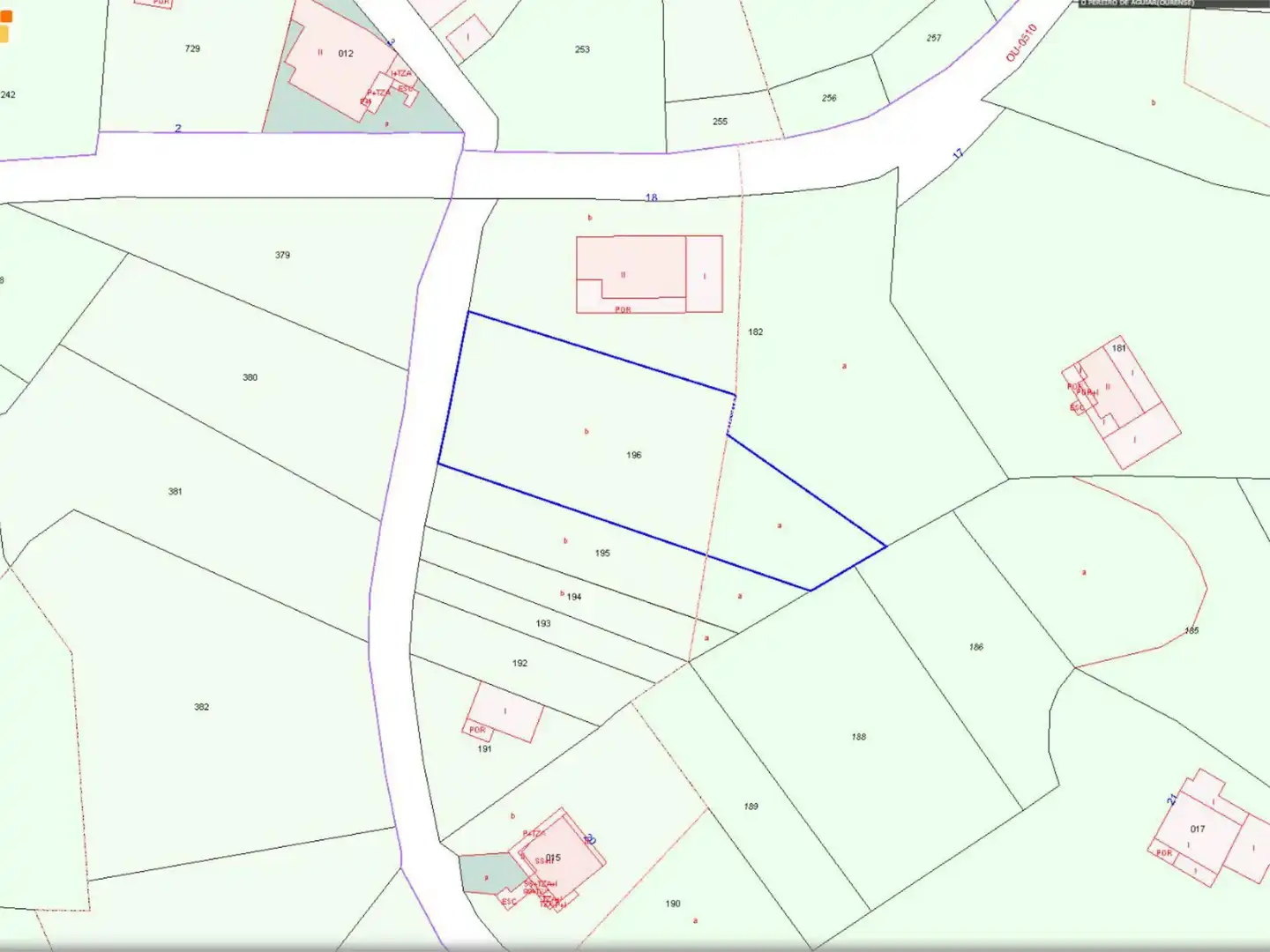 Urbanitzable en venda a Aldea Ferradal, 16, O Pereiro de Aguiar Urbanitzable en venda en O Pereiro de Aguiar