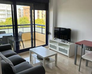 Living room of Flat to rent in Bellreguard  with Air Conditioner, Furnished and Balcony