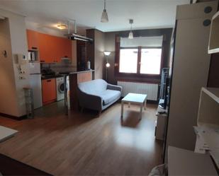Living room of Flat for sale in Gijón   with Heating, Storage room and Furnished
