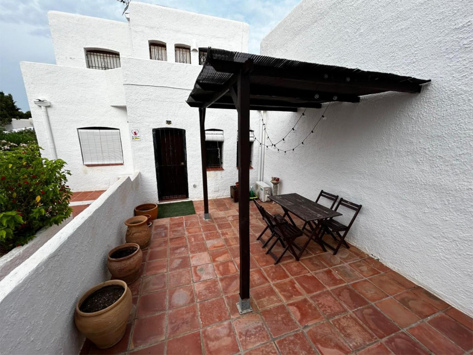 Terrace of Single-family semi-detached for sale in Mojácar  with Air Conditioner, Heating and Private garden