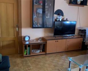 Living room of Flat for sale in Bilbao   with Storage room, Furnished and Balcony