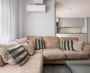Living room of Apartment to rent in  Barcelona Capital  with Air Conditioner and Balcony
