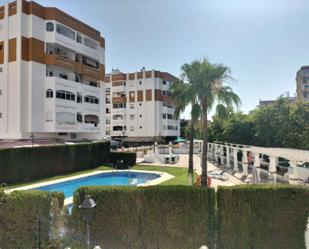 Exterior view of Flat for sale in Benalmádena  with Private garden, Terrace and Swimming Pool