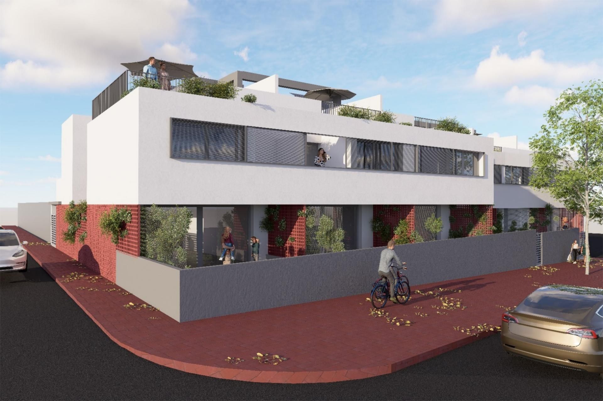 Vista exterior de Dúplex en venda en Bullas amb Terrassa i Balcó