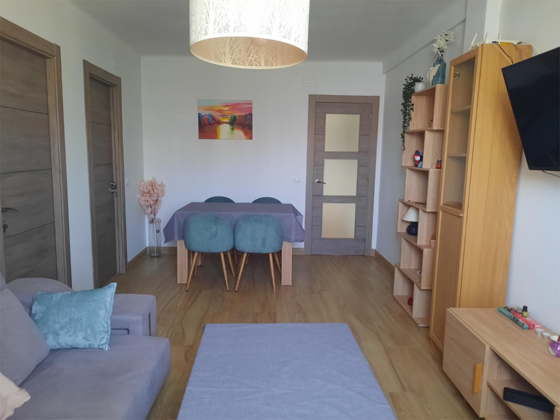 Sala d'estar de Pis per a compartir en Málaga Capital amb Moblat, Forn i Rentadora