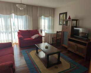 Living room of Flat to rent in Santiago de Compostela   with Heating, Parquet flooring and Storage room