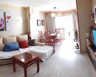 Living room of Flat to rent in  Palma de Mallorca  with Parquet flooring, Terrace and Furnished