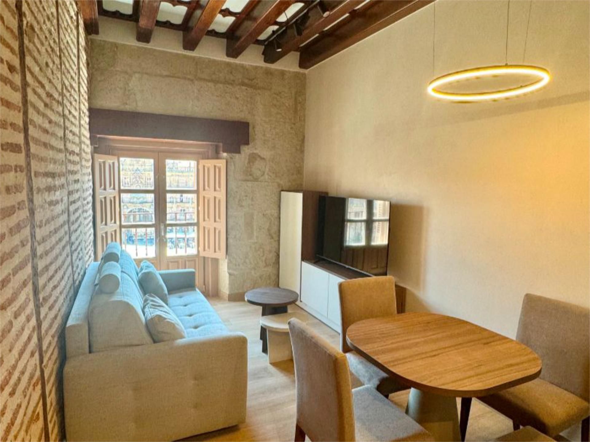 Sala d'estar de Apartament de lloguer en Salamanca Capital amb Aire condicionat, Calefacció i Terrassa