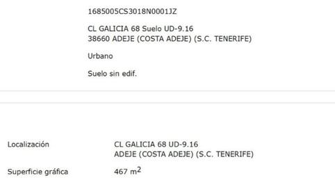 Foto 3 de Urbanitzable en venda a Calle Galicia, 68, Torviscas Centro y Alto, Santa Cruz de Tenerife
