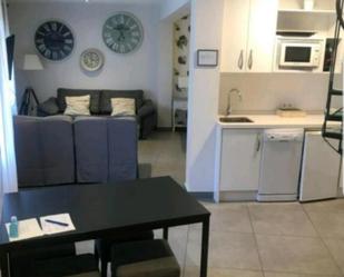 Cuina de Loft de lloguer en Mérida amb Aire condicionat, Calefacció i Moblat