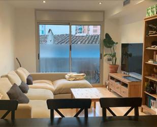 Sala d'estar de Pis en venda en  Barcelona Capital amb Aire condicionat i Balcó