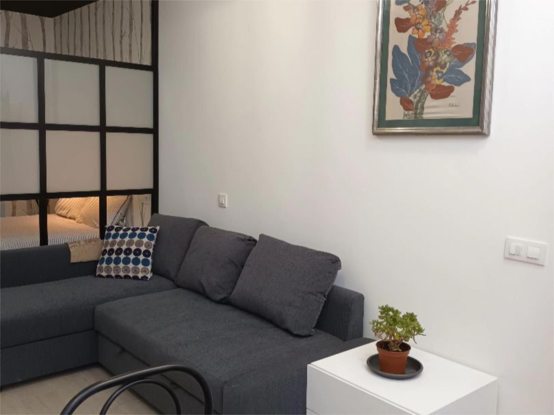 Sala d'estar de Pis de lloguer en Pozuelo de Alarcón amb Aire condicionat, Calefacció i Moblat