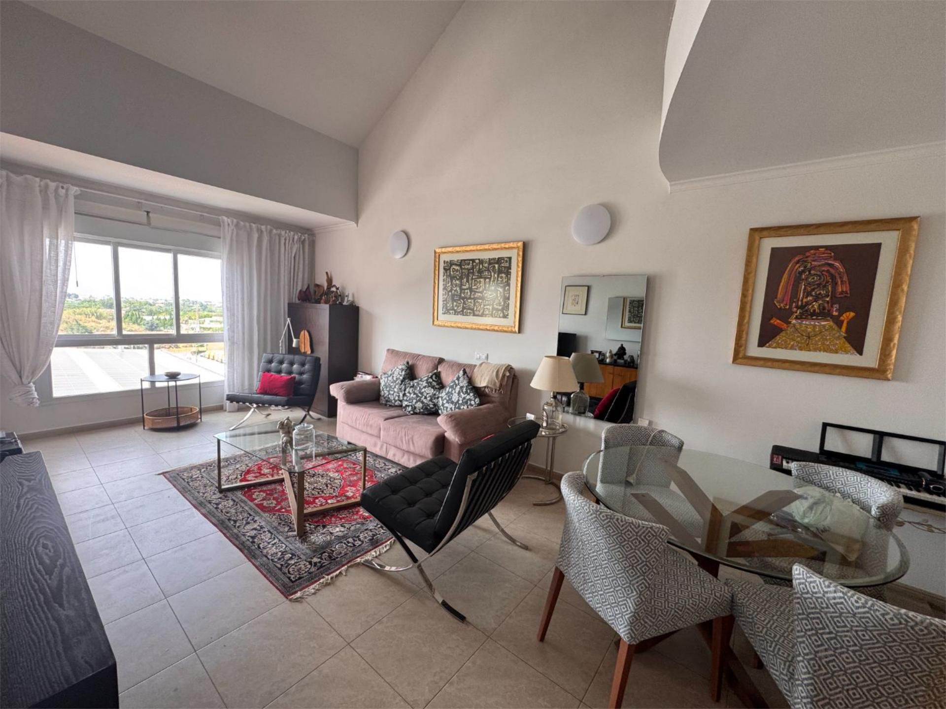Sala d'estar de Dúplex en venda en Ondara amb Aire condicionat, Terrassa i Balcó