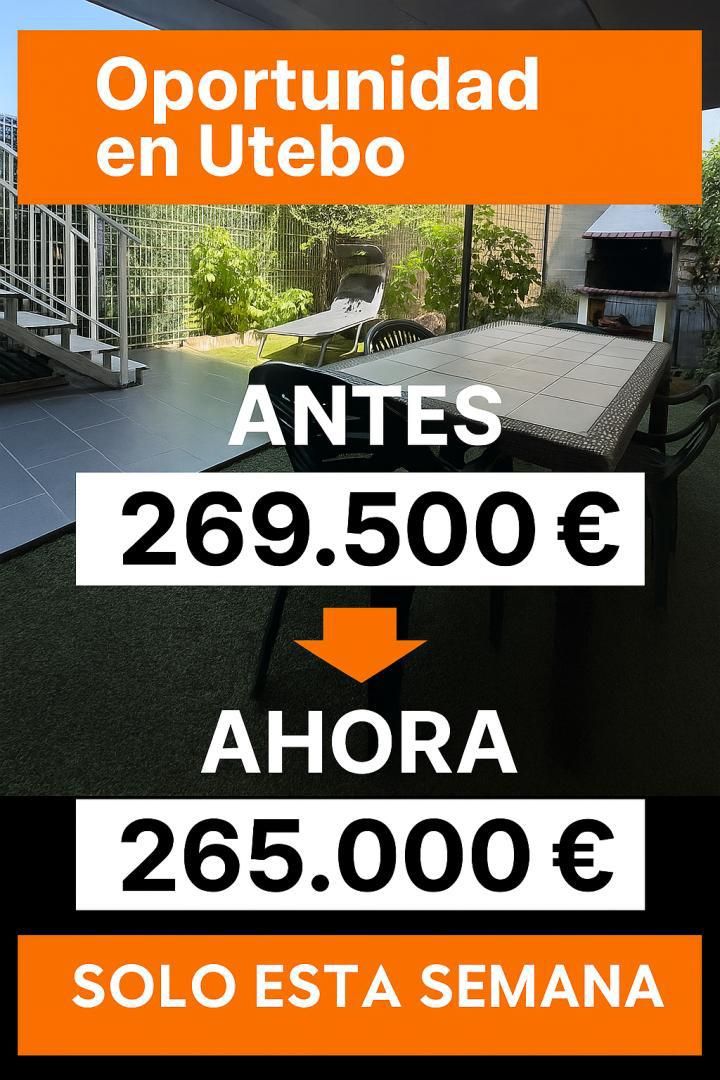 Terrassa de Pis en venda en Utebo amb Aire condicionat i Terrassa