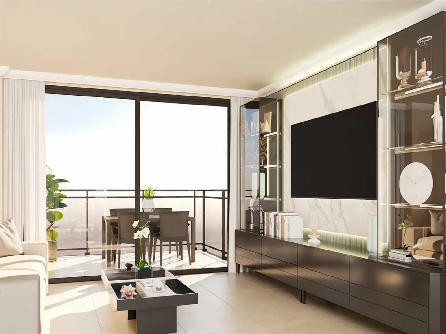 Piso en venta en Carrer la Costera, 13, Ensanche - Río Júcar Sala de estar de Piso en venta en Castellón de la Plana / Castelló de la Plana con Aire acondicionado, Calefacción y Jardín privado