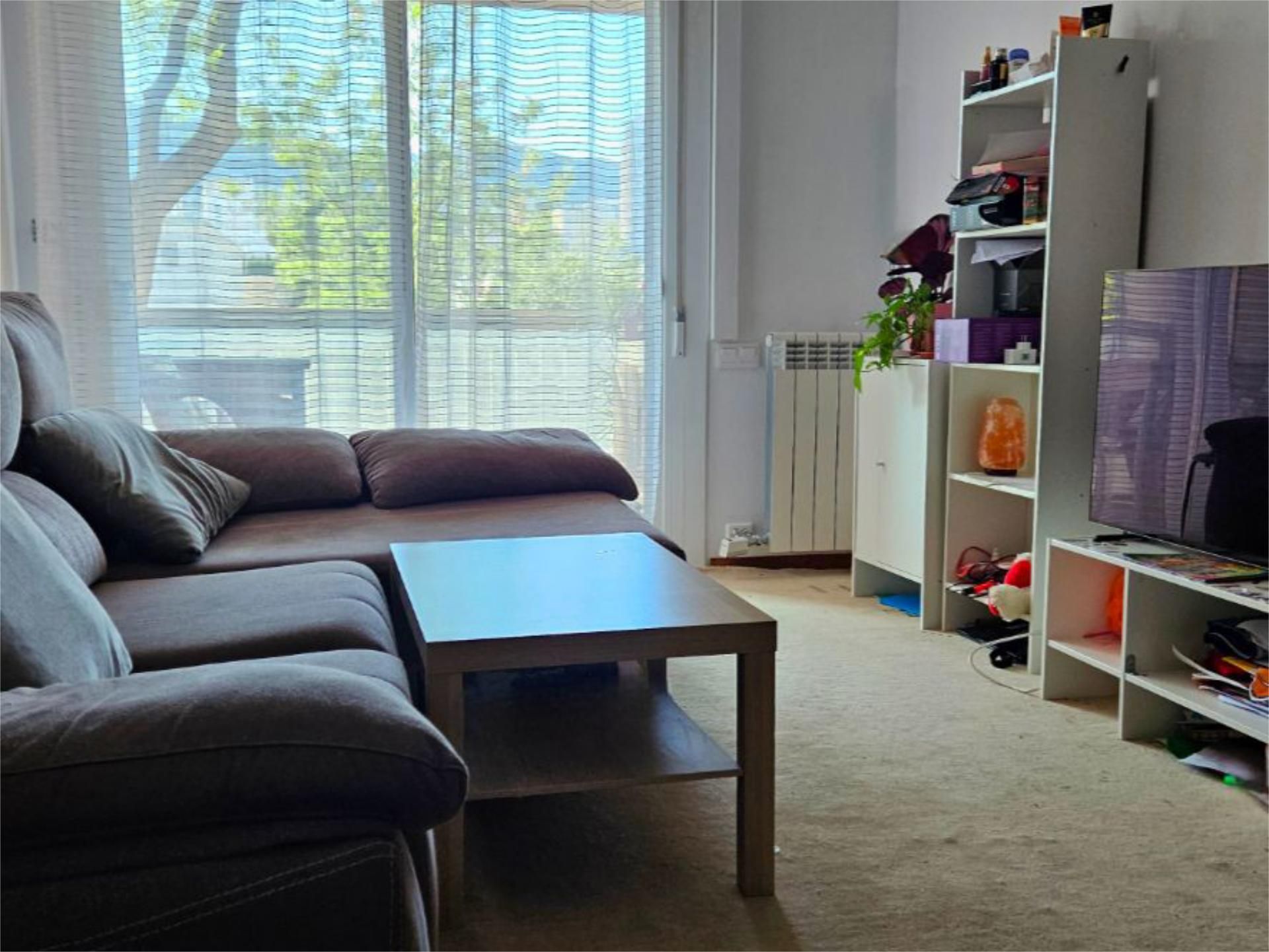 Living room of Apartment to rent in  Barcelona Capital  with Air Conditioner and Balcony