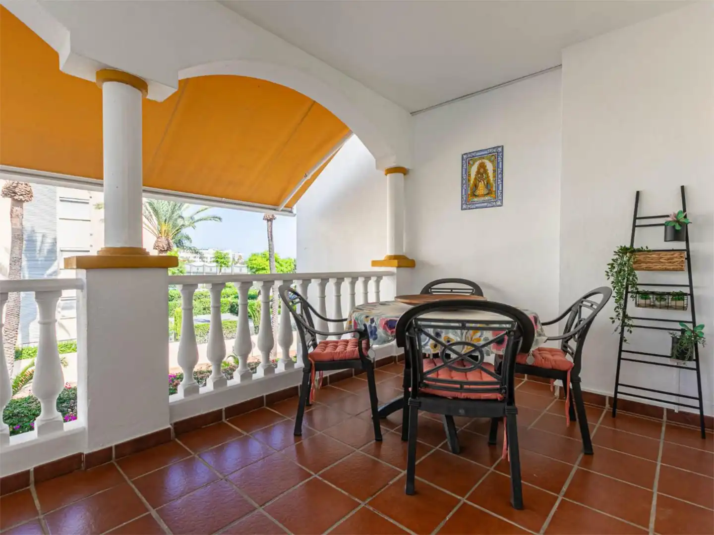 Flat for rent in Bulevar Ashmawi, 6, La Carolina - Guadalpín Garden of Flat for rent in Marbella with Air Conditioner, Heating and Private garden