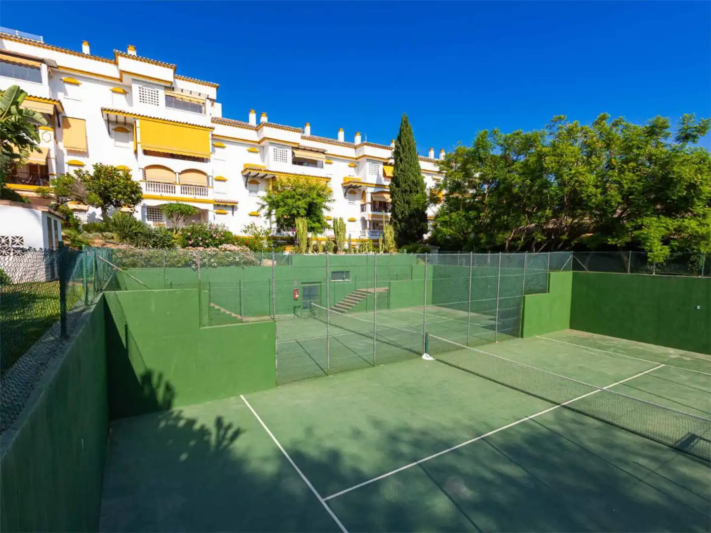 Flat for rent in Bulevar Ashmawi, 6, La Carolina - Guadalpín Garden of Flat for rent in Marbella with Air Conditioner, Heating and Private garden