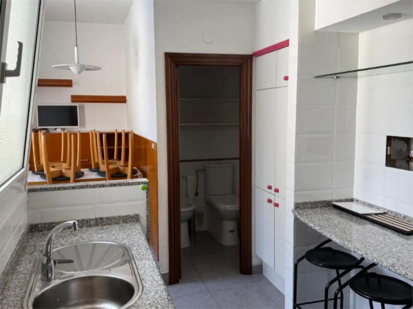 Kitchen of Flat for sale in Bilbao   with Heating, Parquet flooring and Terrace
