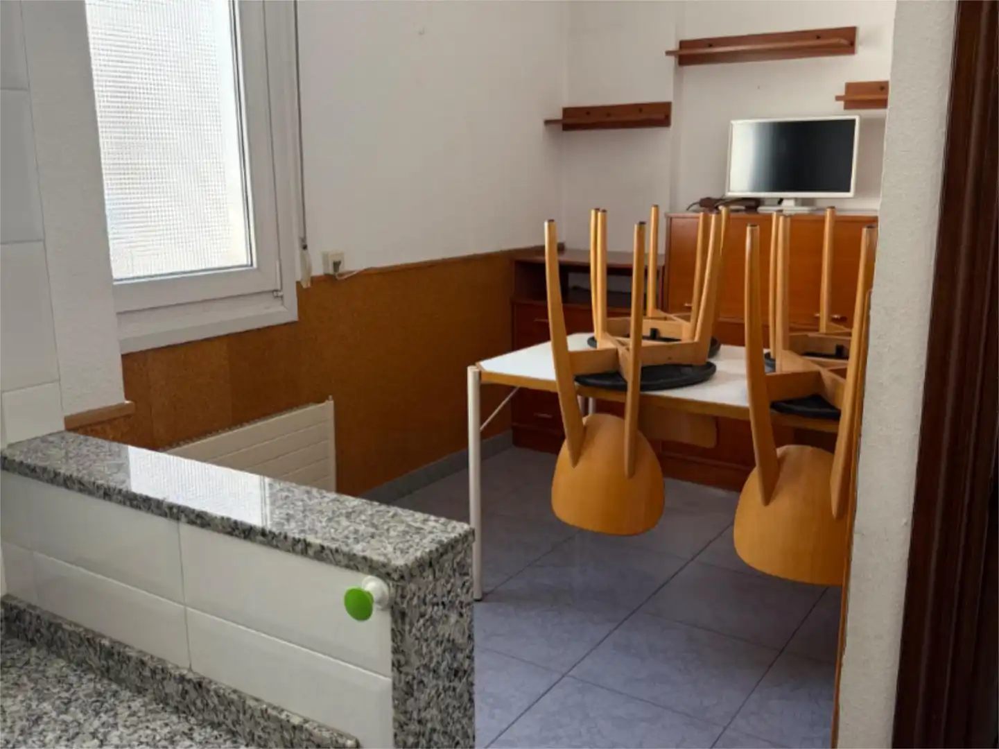 Kitchen of Flat for sale in Bilbao   with Heating, Parquet flooring and Terrace