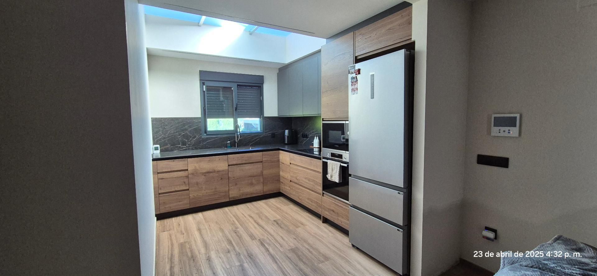 Kitchen of Single-family semi-detached for sale in La Pobla Llarga  with Air Conditioner, Heating and Terrace