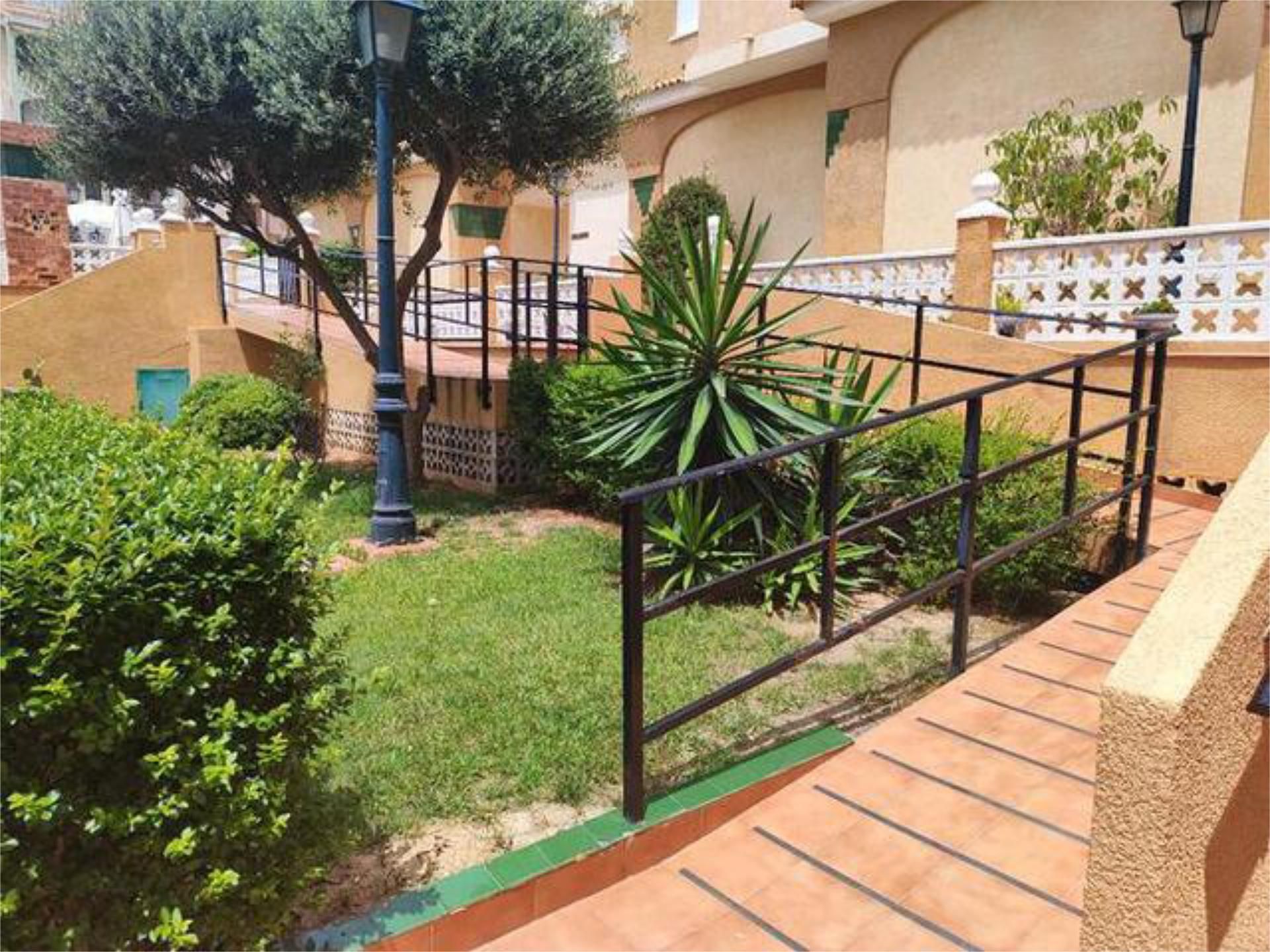 Jardí de Apartament de lloguer en Torrevieja amb Calefacció, Jardí privat i Terrassa