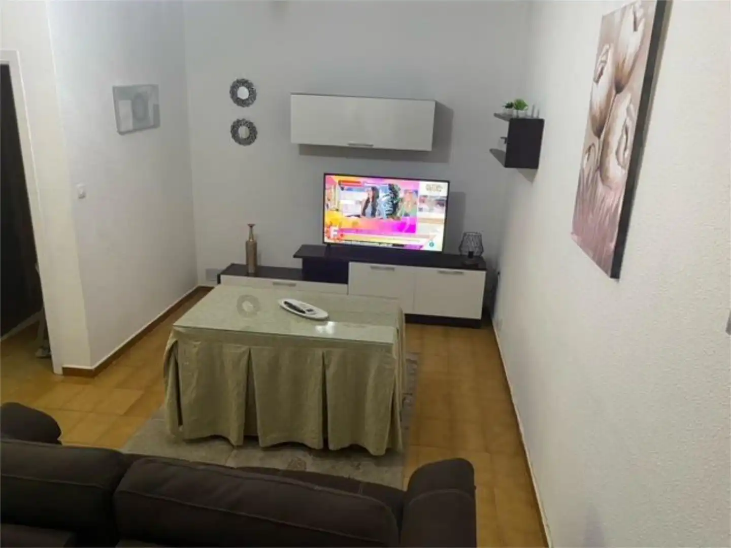 Piso en venta en Calle Silos, 5, La Garrovilla Sala de estar de Piso en venta en La Garrovilla con Aire acondicionado, Amueblado y Balcón