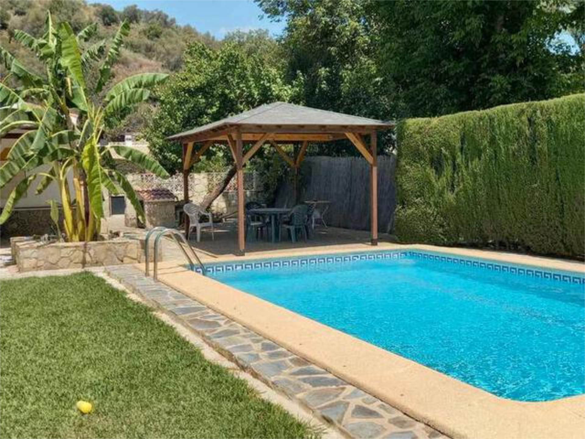 Swimming pool of Single-family semi-detached for sale in Benaocaz  with Private garden, Terrace and Storage room