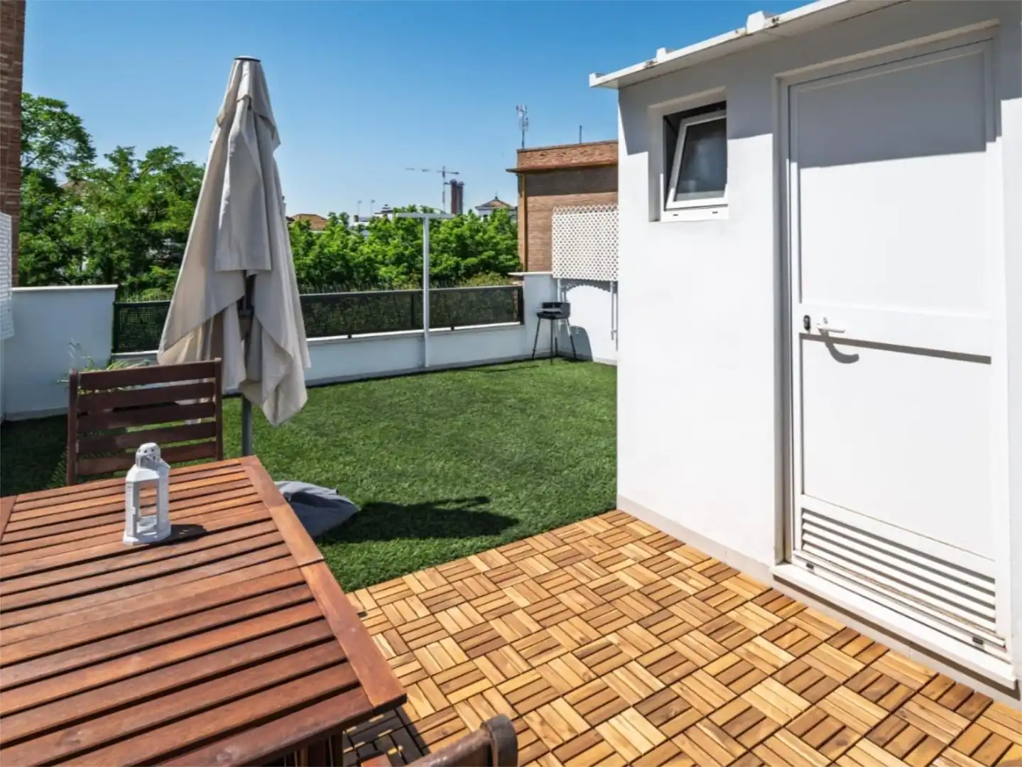 Terrace of Flat for sale in Sevilla  with Air Conditioner, Heating and Parquet flooring