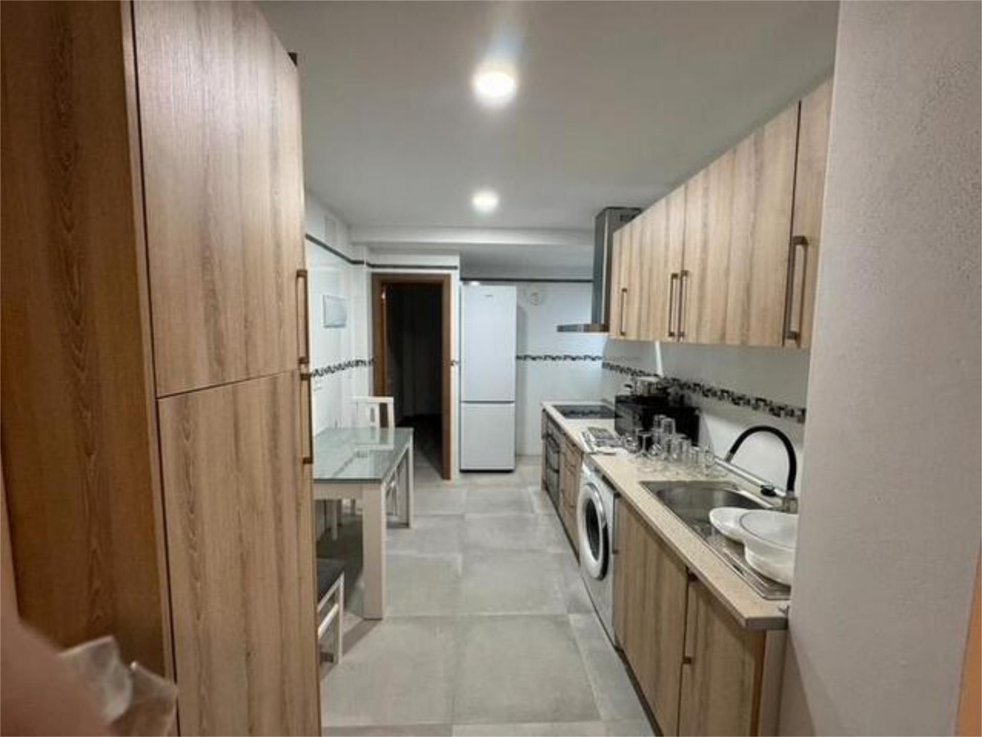 Kitchen of Flat to rent in San Juan del Puerto  with Heating, Terrace and Furnished