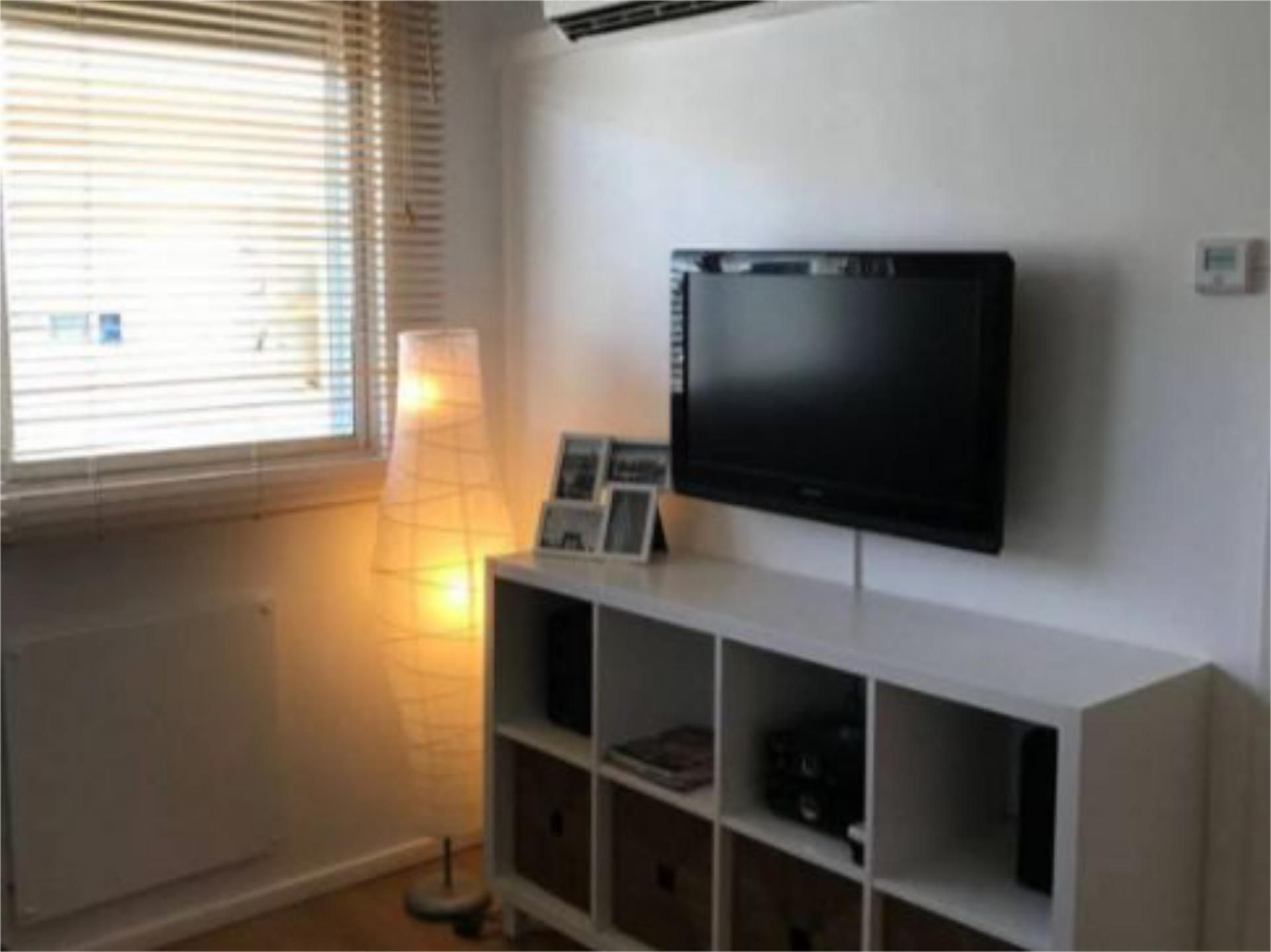 Living room of Flat to rent in Mérida  with Air Conditioner, Heating and Parquet flooring
