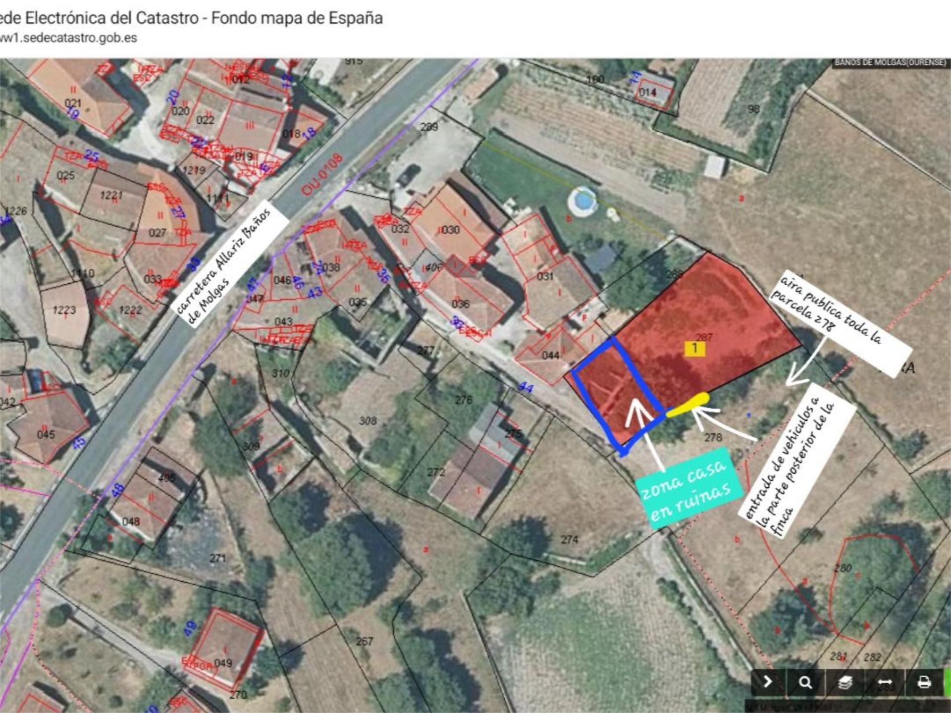 Urbanitzable en venda en Baños de Molgas