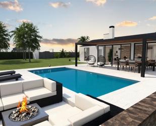 Piscina de Casa o xalet en venda en Elche / Elx amb Aire condicionat, Calefacció i Jardí privat